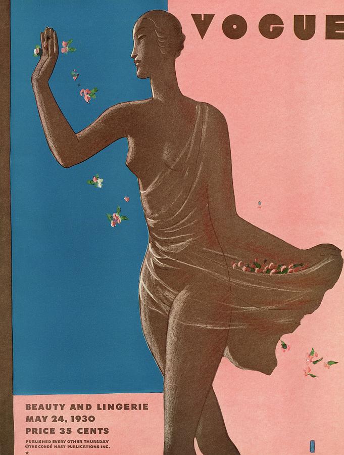 A Vintage Vogue Magazine Cover Of A Woman #8 Photograph by Eduardo Garcia Benito