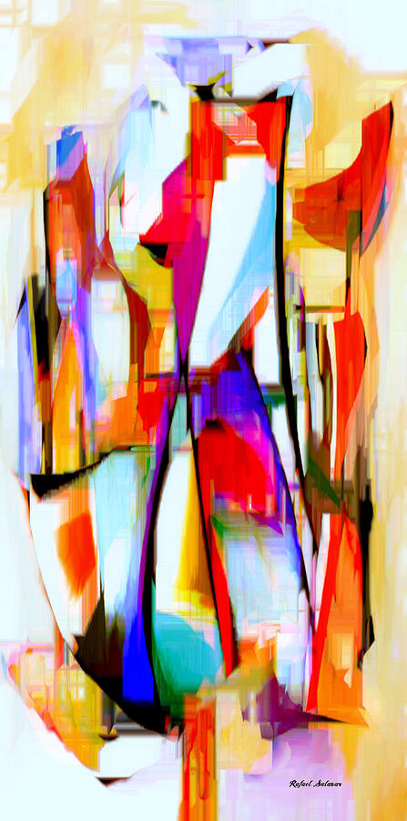 Abstract Series IV #8 Digital Art by Rafael Salazar