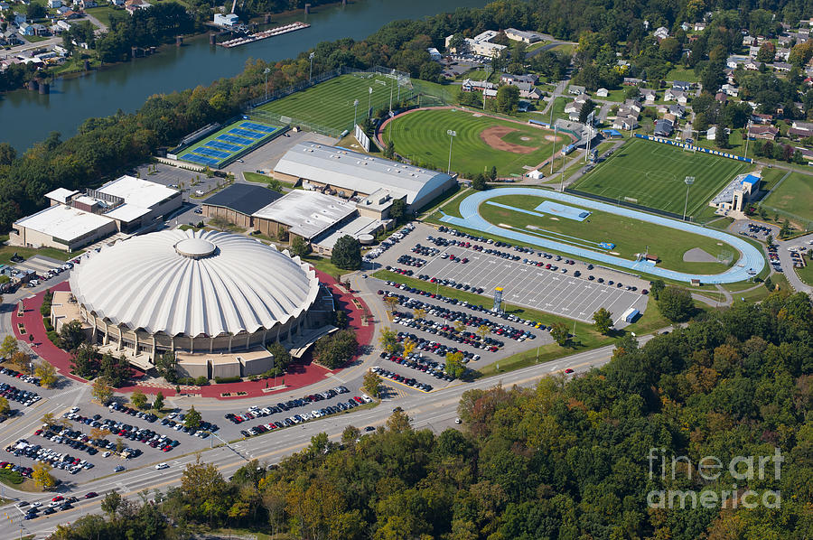 aerials of WVVU campus #8 Photograph by Dan Friend