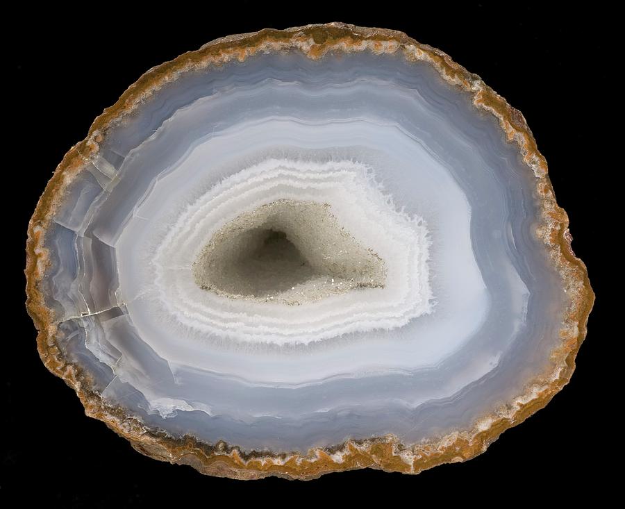 Agate Photograph by Natural History Museum, London/science Photo Library