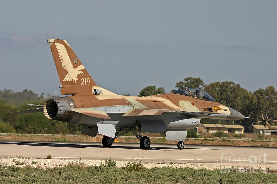 An F 16a Netz Of The Israeli Air Force Photograph By Ofer Zidon Fine Art America