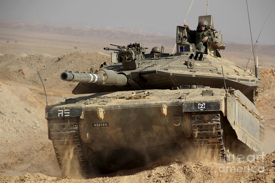 An Israel Defense Force Merkava Mark Iv Photograph by Ofer Zidon | Fine ...