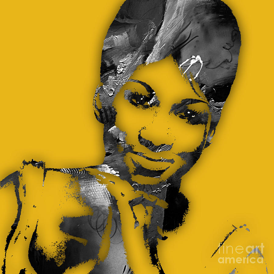Aretha Franklin Mixed Media - Aretha Franklin Collection #8 by Marvin Blaine