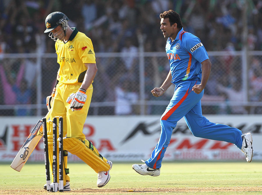 Australia v India - 2011 ICC World Cup Quarter-Final #8 Photograph by Hamish Blair