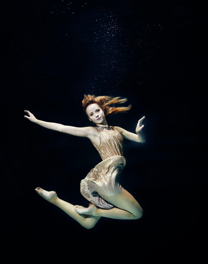 Ballet Dancer Underwater #8 Photograph by Henrik Sorensen