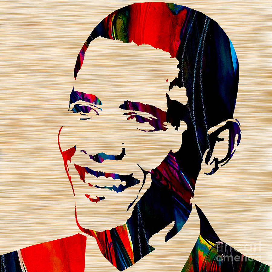Barack Obama #8 Mixed Media by Marvin Blaine