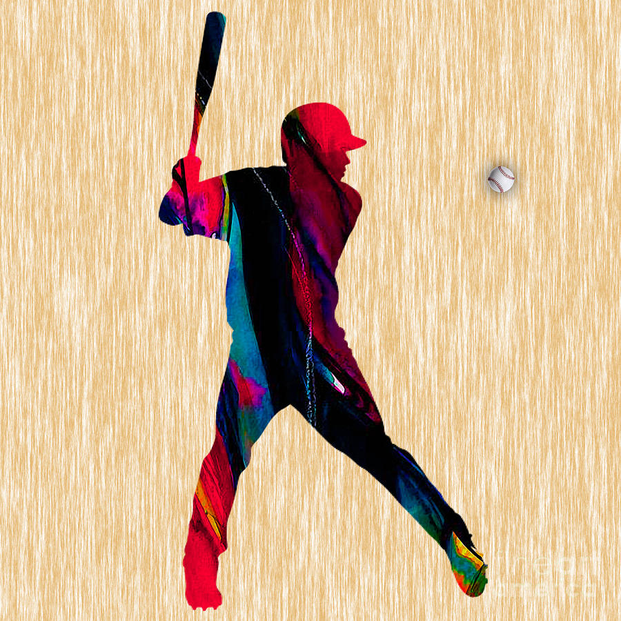 Baseball #8 Mixed Media by Marvin Blaine