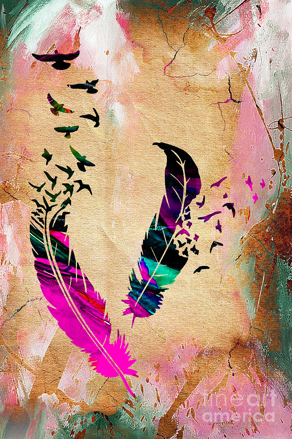 Birds Of A Feather #8 Mixed Media by Marvin Blaine