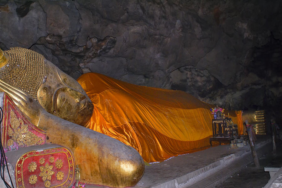 Buddha at Khao Bandai It Caves #8 Digital Art by Carol Ailles