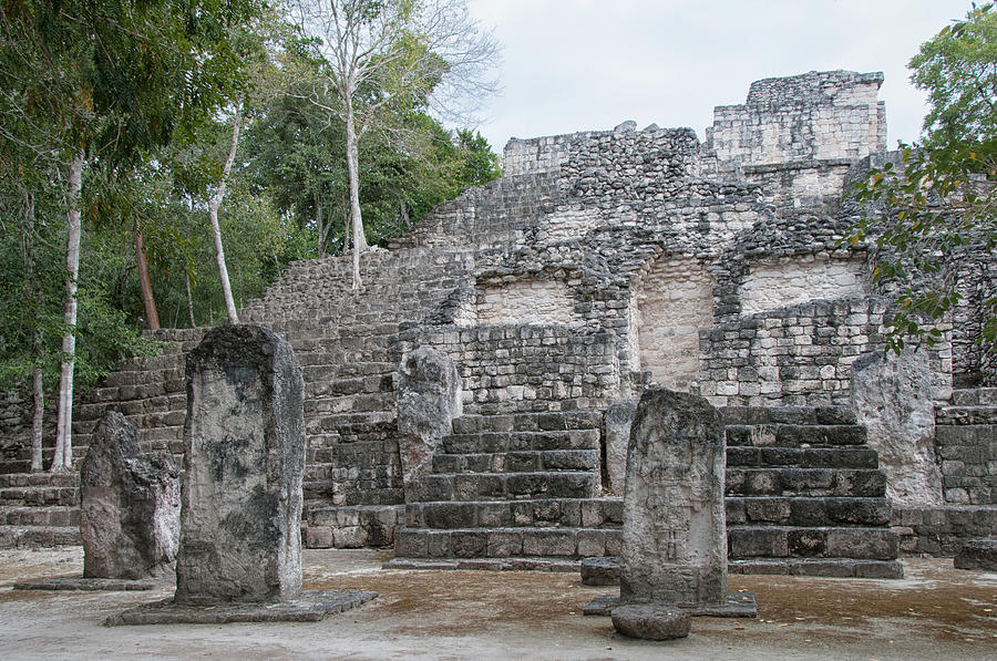 Calakmul Mayan Ruins #8 Digital Art by Carol Ailles