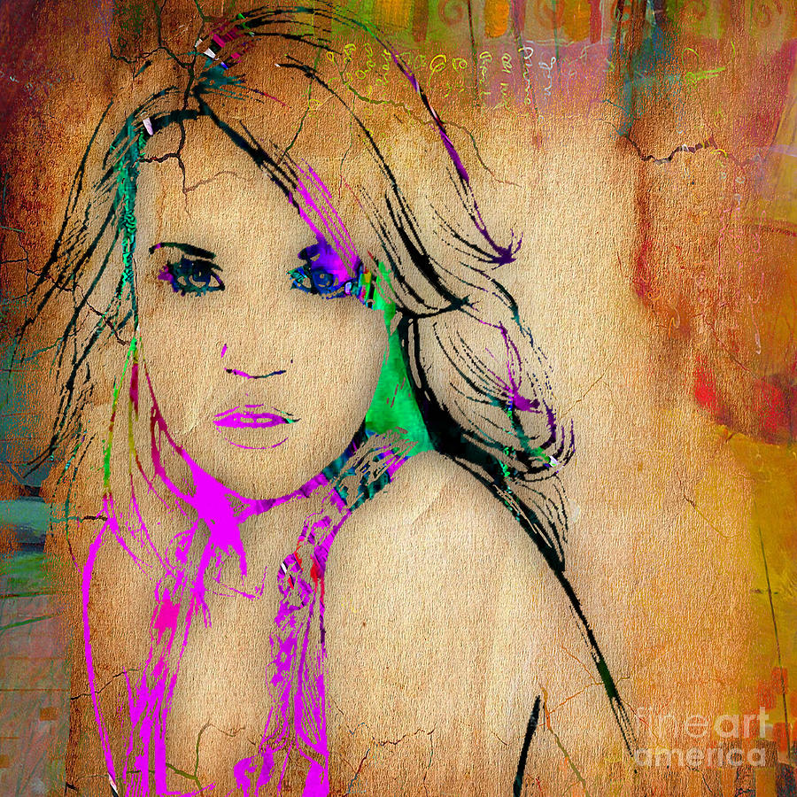 Carrie Underwood Mixed Media By Marvin Blaine - Fine Art America