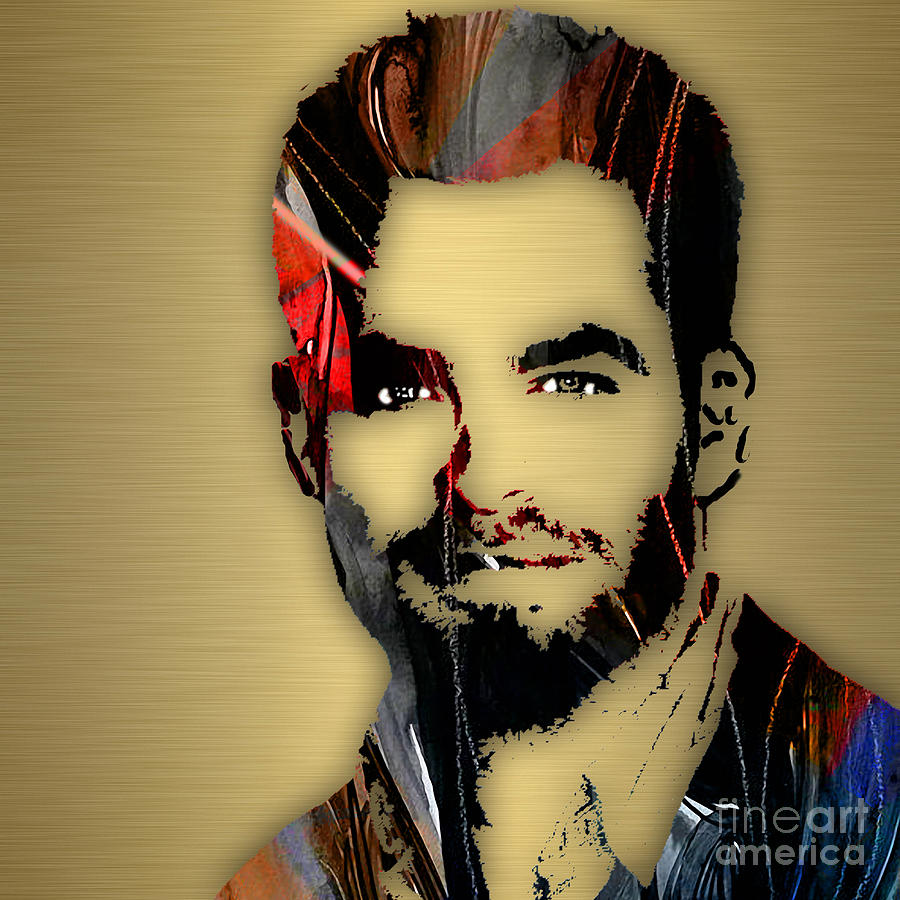 Star Trek Mixed Media - Chris Pine Collection #8 by Marvin Blaine