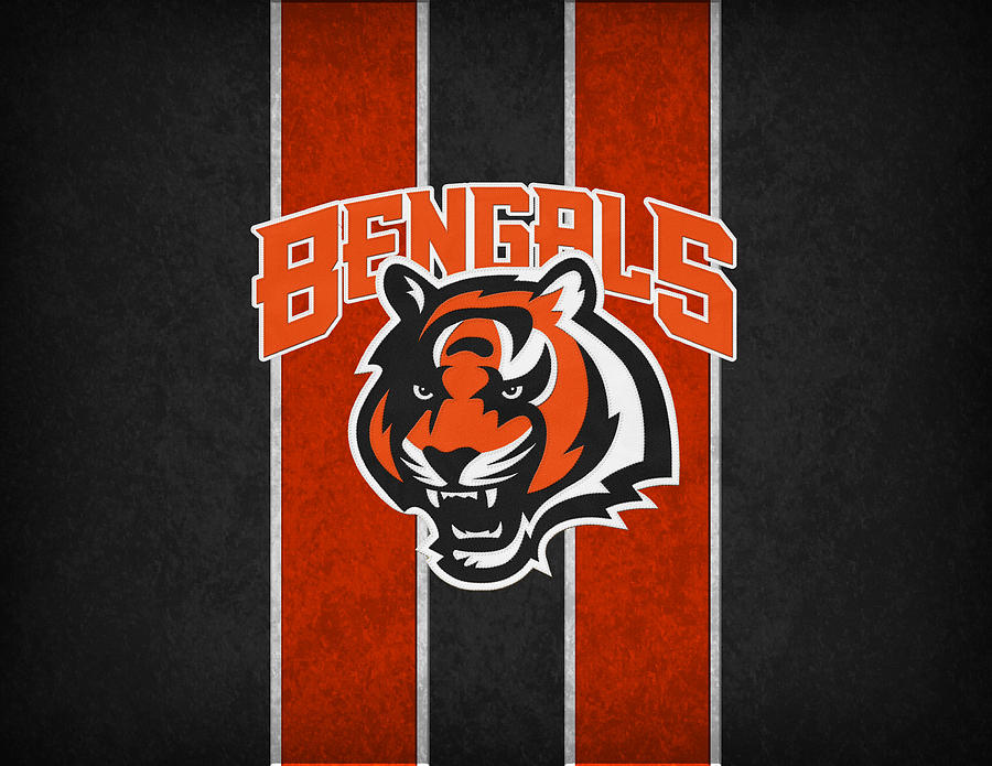 Cincinnati Bengals Retro Vintage Art Kids T-Shirt by Joe Hamilton - Pixels