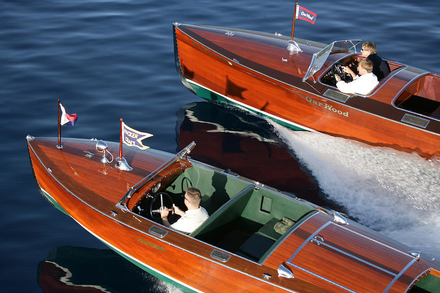 Classic Wooden Runabouts #95 Photograph by Steven Lapkin