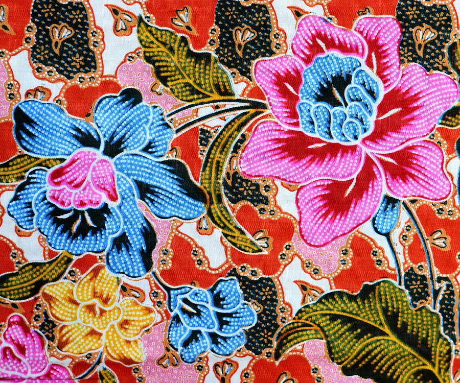 Colorful Batik Cloth Fabric Background Tapestry - Textile by Prakasit ...
