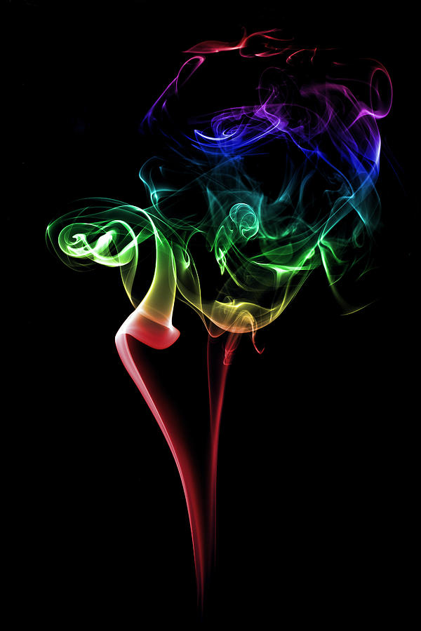 Colourful Smoke Photograph by Samuel Whitton - Fine Art America