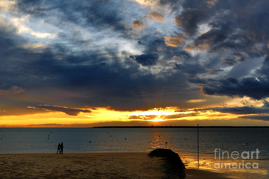 Sunset Photograph - Coucher de soleil #8 by Philippe Carlhant