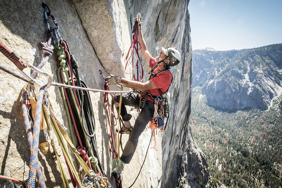 El Cap Climbing Photograph by Suzanne Stroeer | Fine Art America