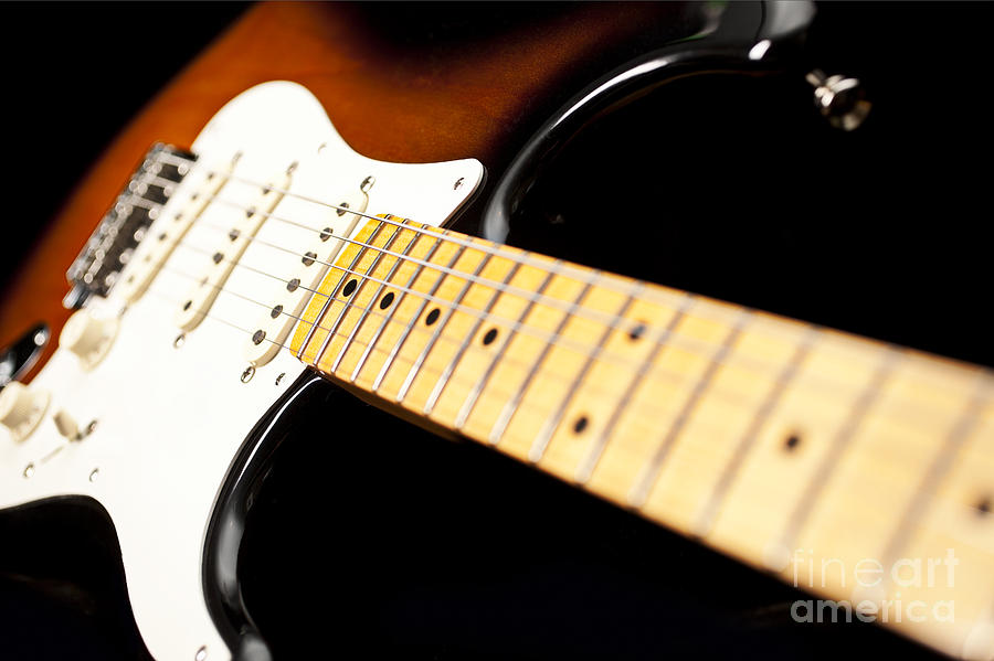Fender Stratocaster Electric Guitar Artistic #8 Photograph by Jani Bryson