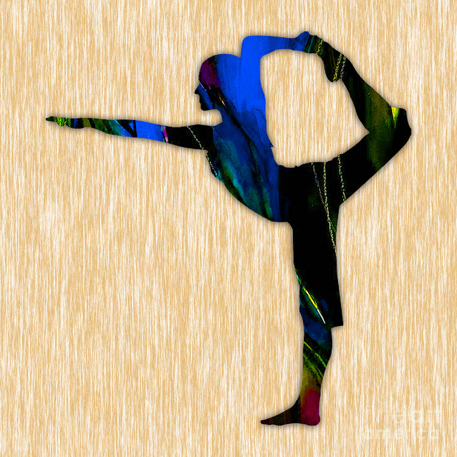 Fitness Yoga #8 Mixed Media by Marvin Blaine