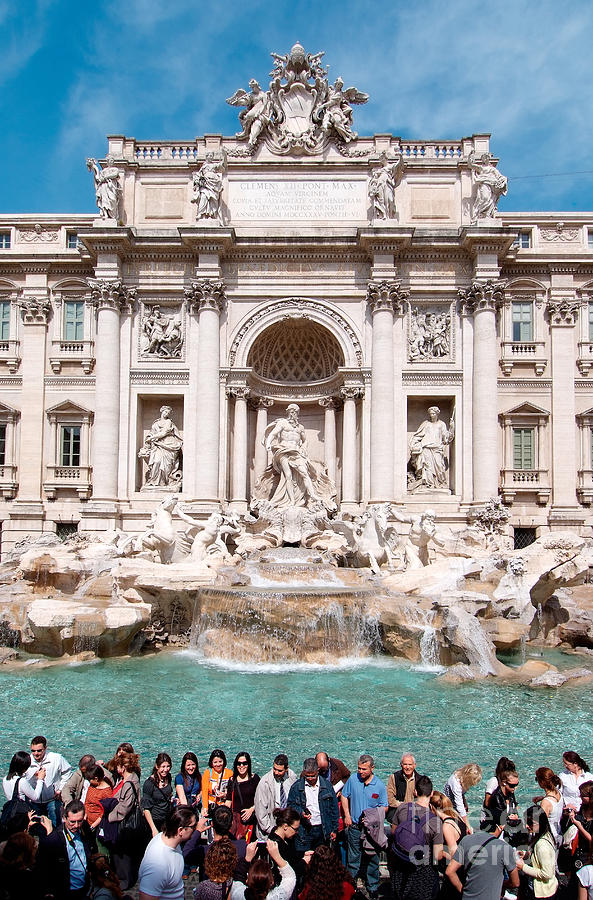 Fontana di Trevi in Rome #8 Photograph by George Atsametakis