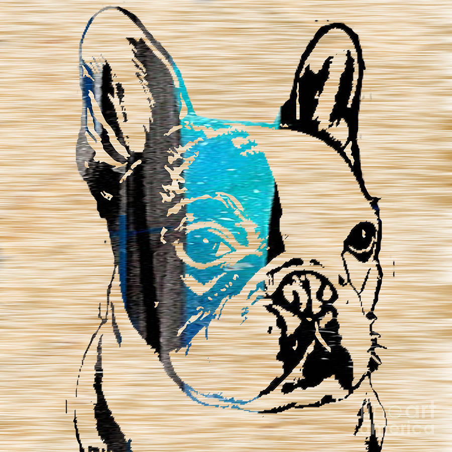 French Bulldog #8 Mixed Media by Marvin Blaine