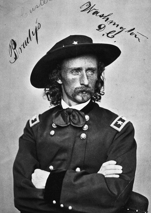 George Custer (1839-1876) Photograph by Granger - Fine Art America