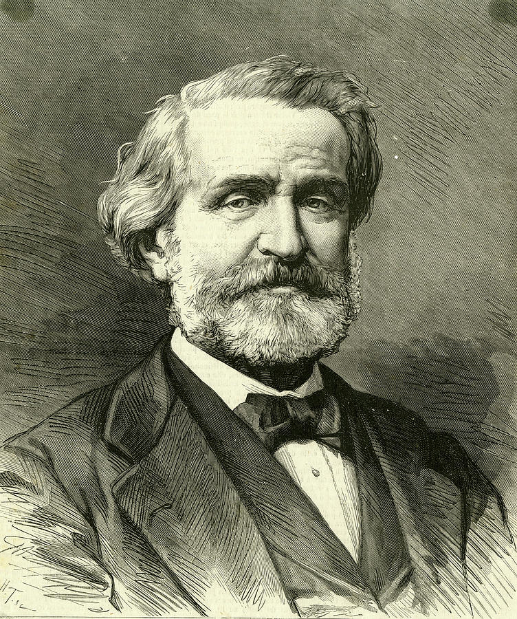 Giuseppe Verdi (1813-1901) The Italian #8 Drawing by Mary Evans Picture ...