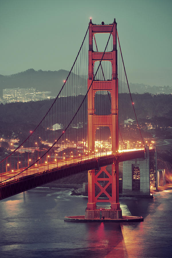 Golden Gate Bridge #8 Photograph by Songquan Deng