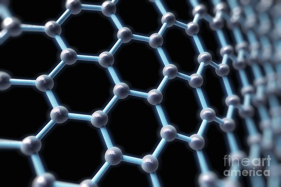 Graphene Structure #8 Photograph by Science Picture Co