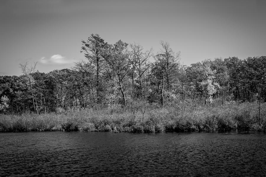Green Pond Morris County New Jersey Painted BW  #8 Photograph by Rich Franco