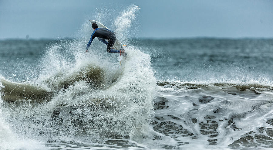Beach Photograph - Gulf Coast Surfing #8 by David Faison