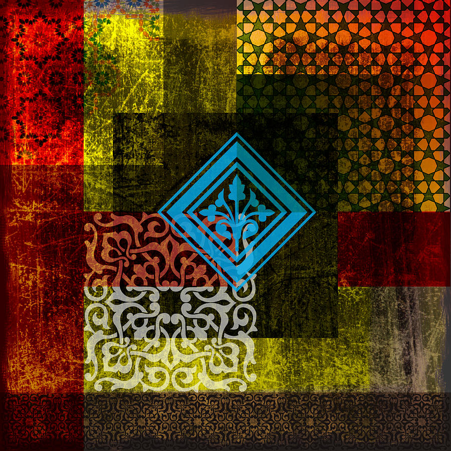 Islamic Motif 01 Painting by Corporate Art Task Force