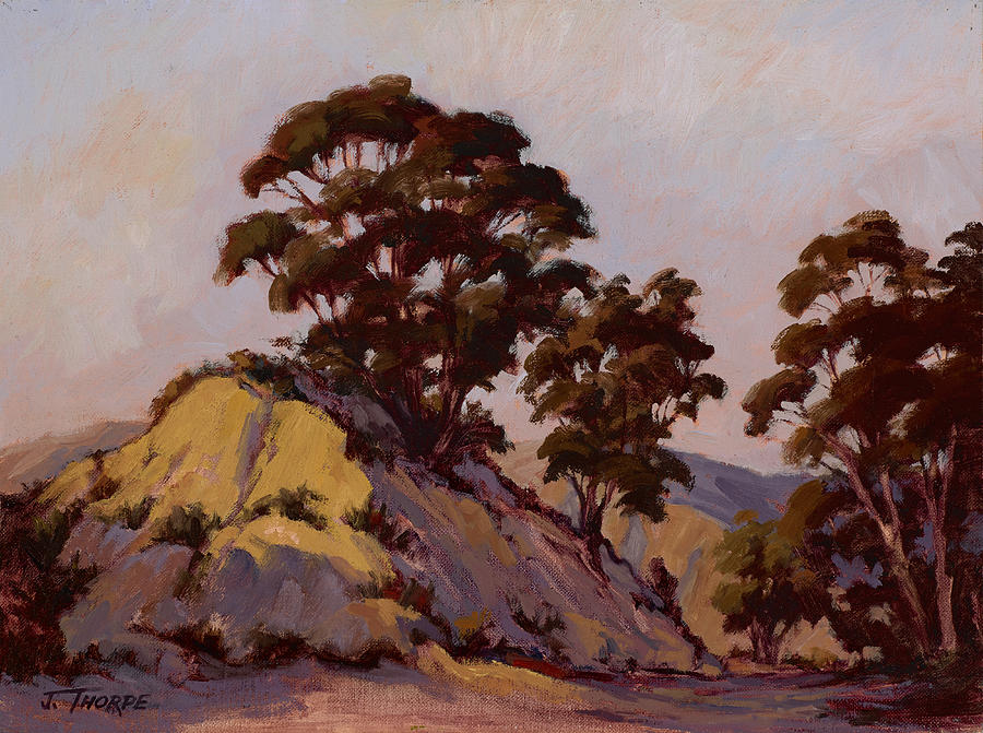 Ridge Eucalyptus Painting by Jane Thorpe