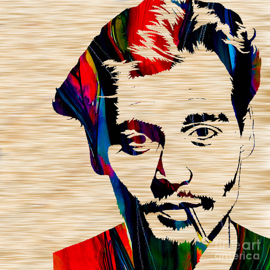 Johnny Depp #8 Mixed Media by Marvin Blaine