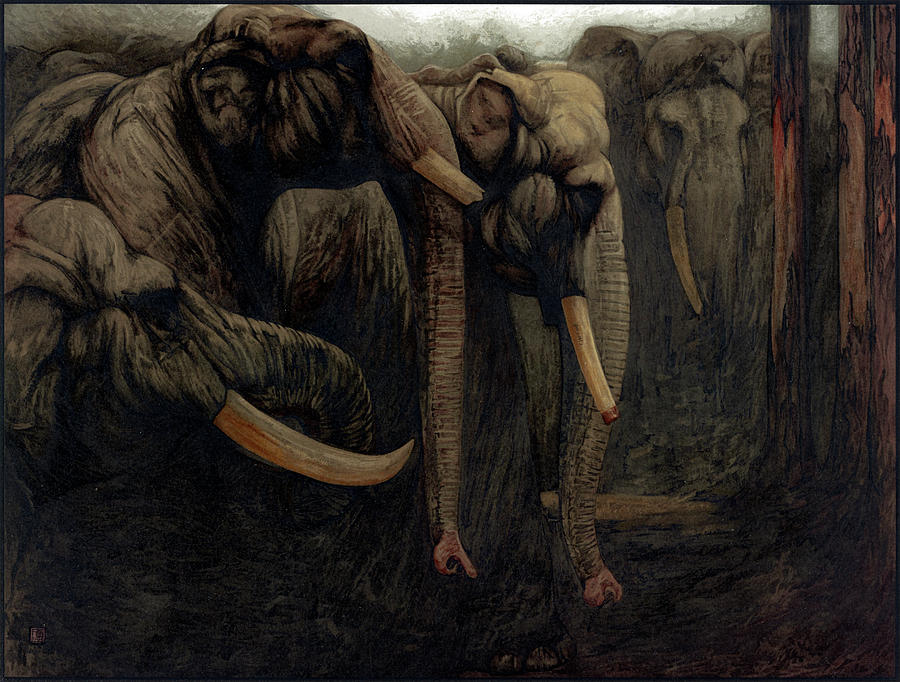 Jungle Book, 1903 #8 Painting by Granger