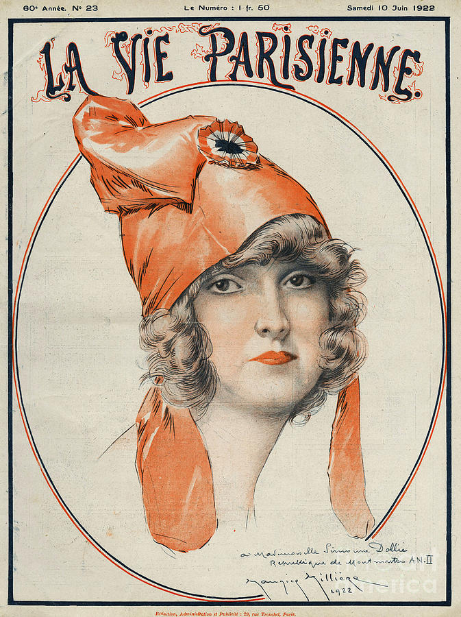 1920s Drawing - La Vie Parisienne  1922 1920s France #8 by The Advertising Archives