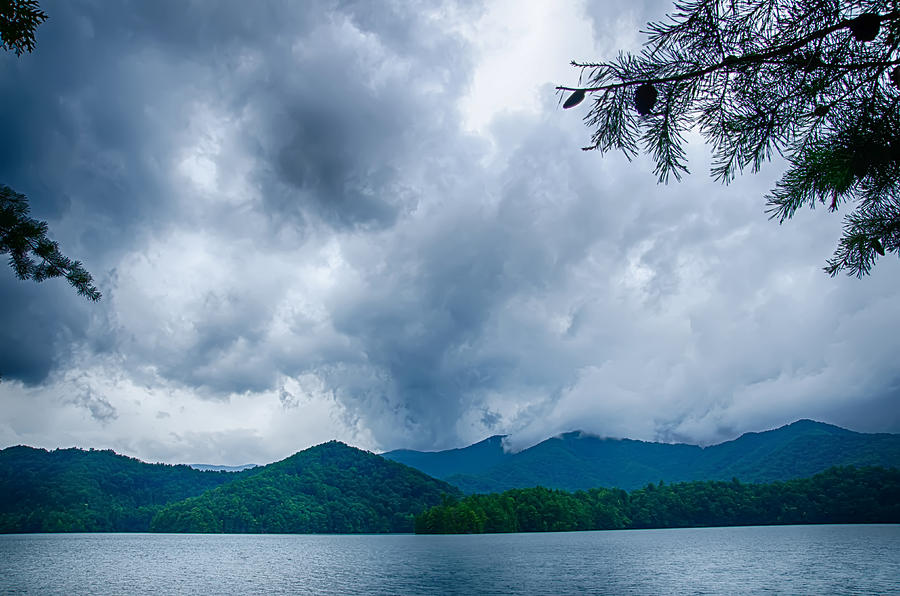 Lake Santeetlah In Great Smoky Mountains North Carolina #8 Photograph by Alex Grichenko