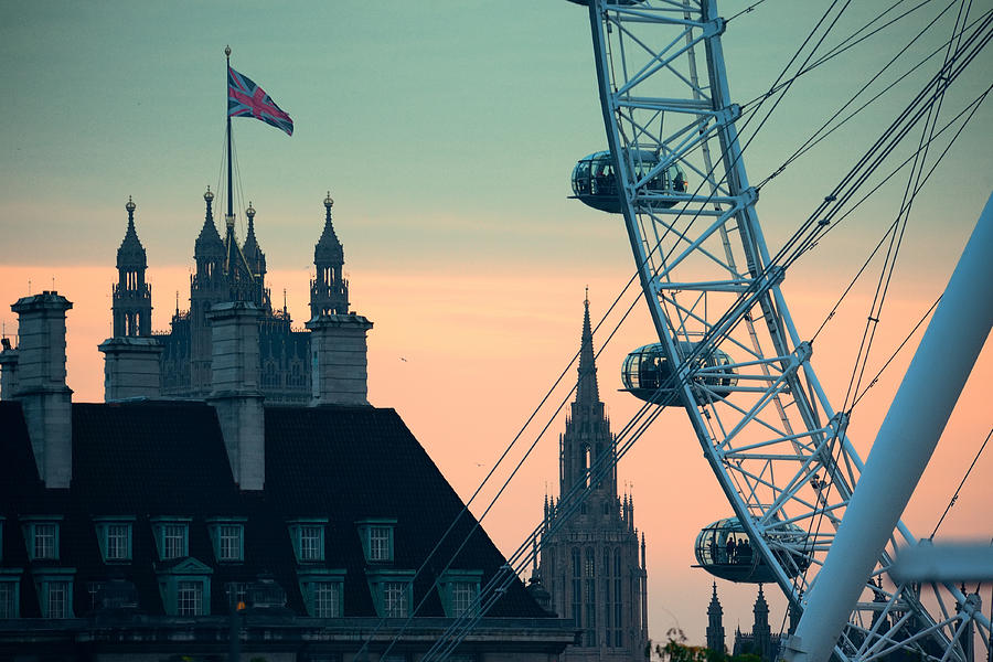 London Eye #8 Photograph by Songquan Deng