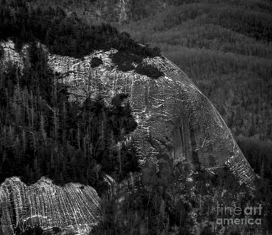 Looking Glass Rock by Blue Ridge Parkway - Aerial Photo #8 Photograph by David Oppenheimer