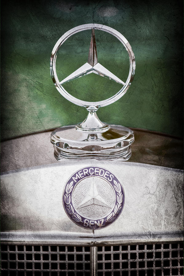 Mercedes Benz Hood Ornament Photograph by Jill Reger