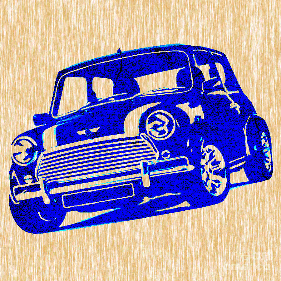 Car Mixed Media - Mini Cooper #8 by Marvin Blaine