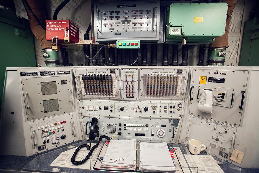 Air Force Photograph - Minuteman Missile Control Room #8 by Jim West