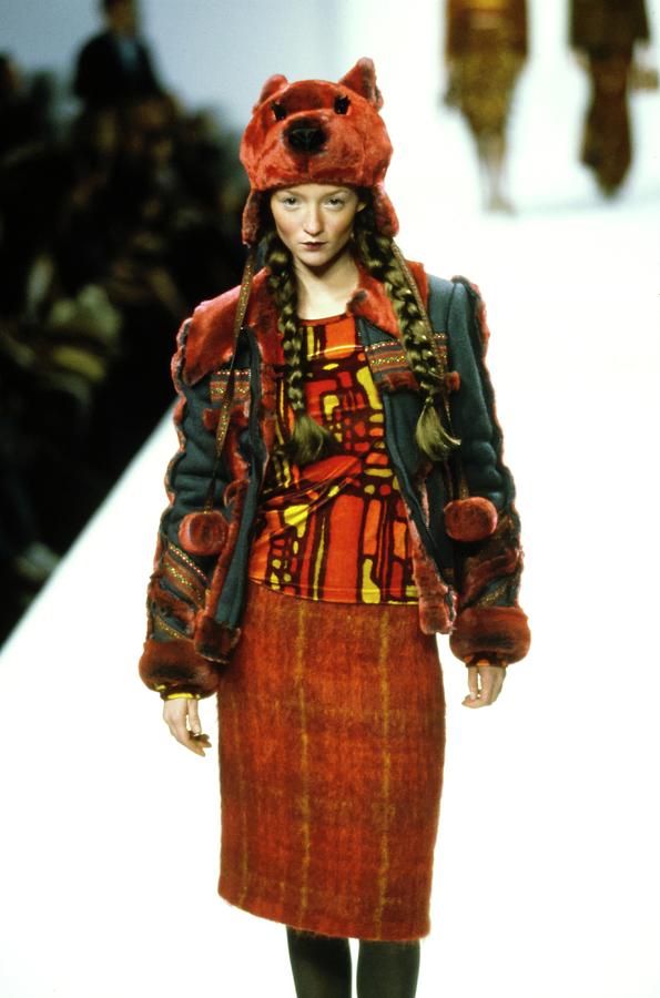 Model On A Runway For Anna Sui #8 Photograph by Guy Marineau
