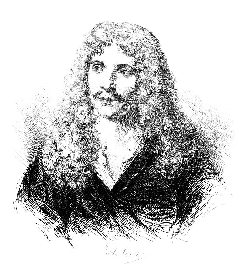 Moliere (1622-1673) #8 Painting by Granger