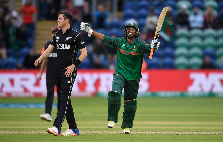 New Zealand v Bangladesh - ICC Champions Trophy #8 Photograph by Stu Forster