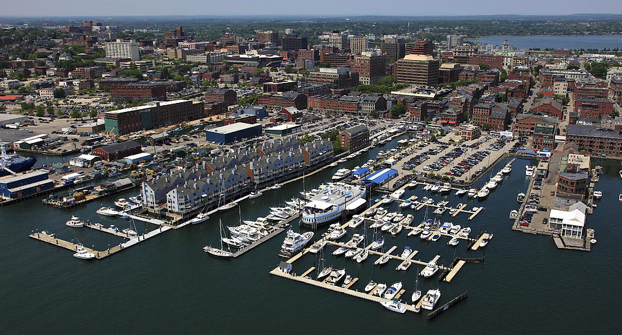 Old Port And Downtown, Portland Photograph By Dave Cleaveland - Fine 