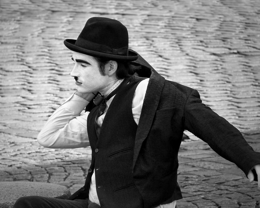 Paris Photograph - 8 - One Last Thing - French Mime by Nikolyn McDonald