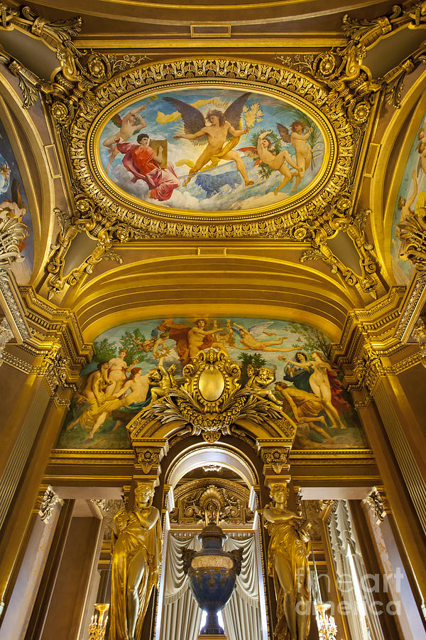 Architecture Photograph - Palais Garnier Interior #8 by Brian Jannsen