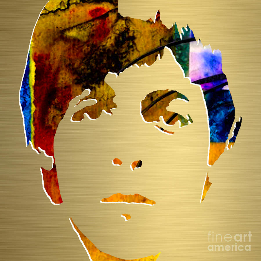 Paul McCartney Gold Series #8 Mixed Media by Marvin Blaine